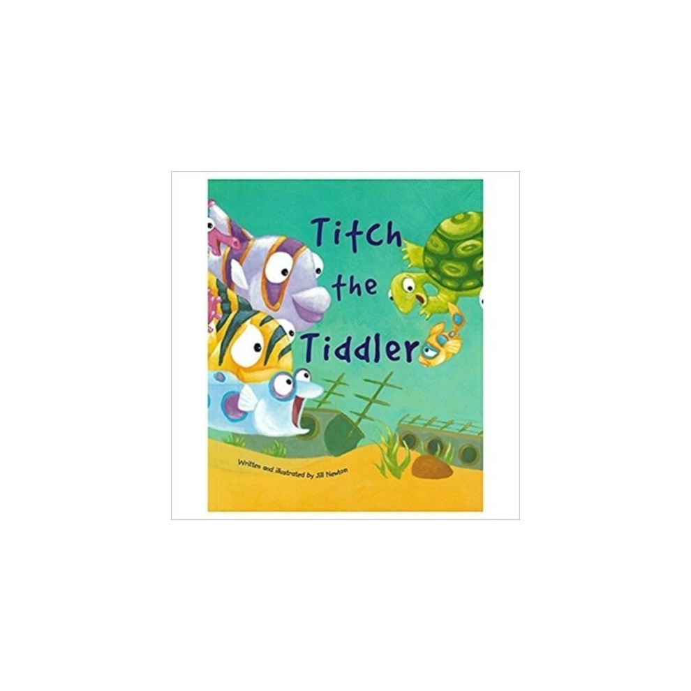 Large Childrens Bedtime Story - Titch The Tiddler - Fish Picture Book Kids 2196