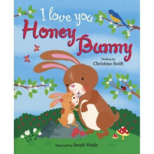 Large Childrens Bedtime Story I Love Honey Bunny Rabbit Picture Book Kids 2473