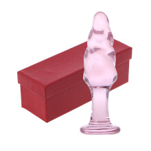 (3) 4 Types Set Crystal Glass Anal Plug New Top Unique Design Sex Toy Adult Products