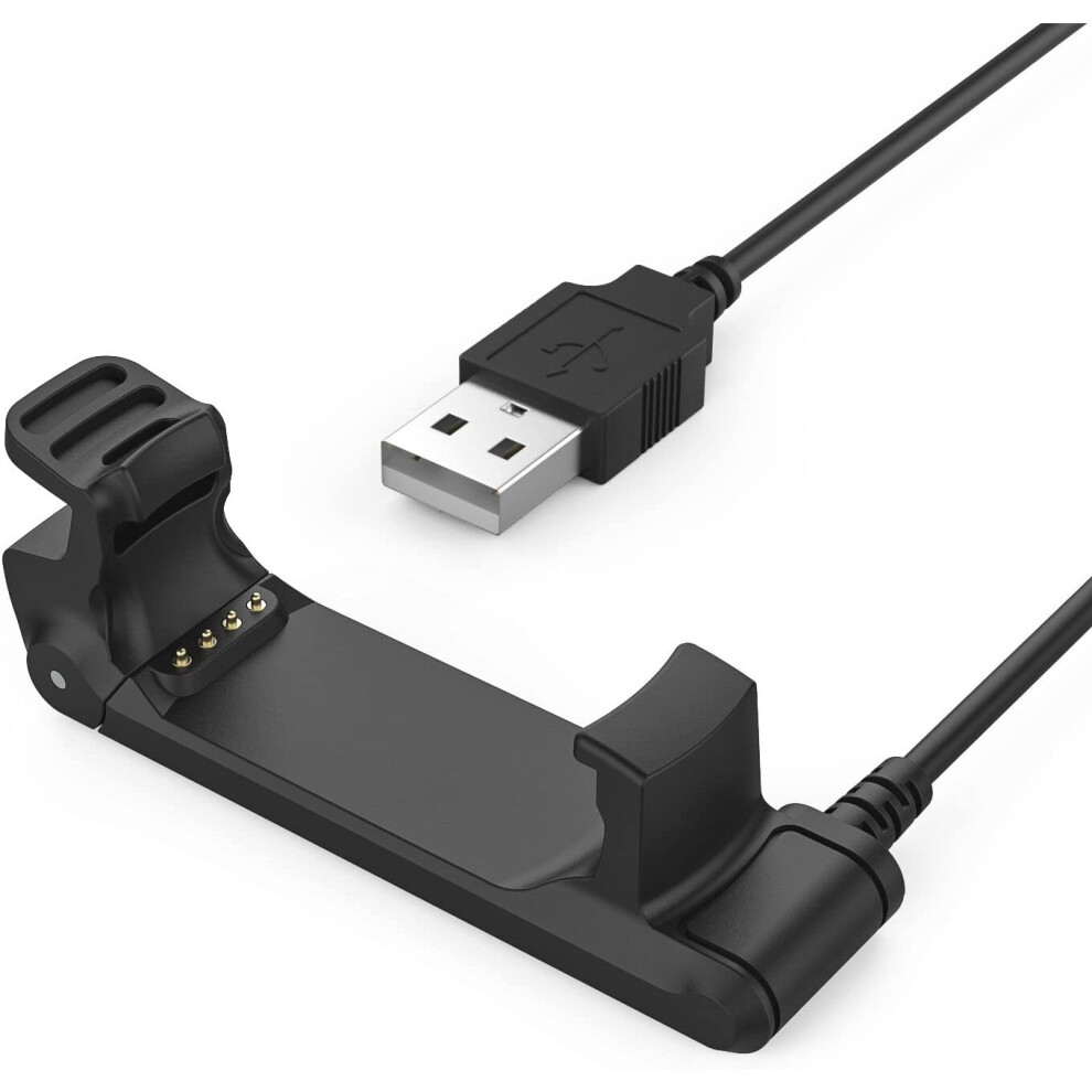 For Garmin Forerunner 220 Smart Watch Charger Dock with 1M Charging Cable - Black