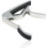 6-String One-Hand Capo for Acoustic Electric Guitar - 2-Pack Black & Silver 5