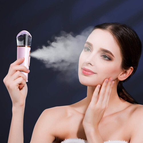 Facial Mist with Skin Analyzer Moisture Tester with USB Portable Mini Cold Face Steam Mist 2