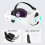 Adjustable Head Strap Compatible with Oculus Quest 2 Head Strap Accessory - White 3