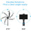Phone Selfie Stick Tripod Retractable with Remote Control - Black 5