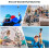Selfie Stick Tripod with Fill Light, Extendable Lightweight Bluetooth Selfie Stick - Black 7