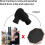 Set of 4 Drum Kit Silent Drum Damper Silicone Drumsticks Silent Practice Tips Percussion Instrument Accessories - Black 7
