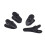2-Pack Headphone Cable Clips Swivel to Secure Headphone Cables - Black 3