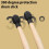 Set of 4 Drum Kit Silent Drum Damper Silicone Drumsticks Silent Practice Tips Percussion Instrument Accessories - Black 6