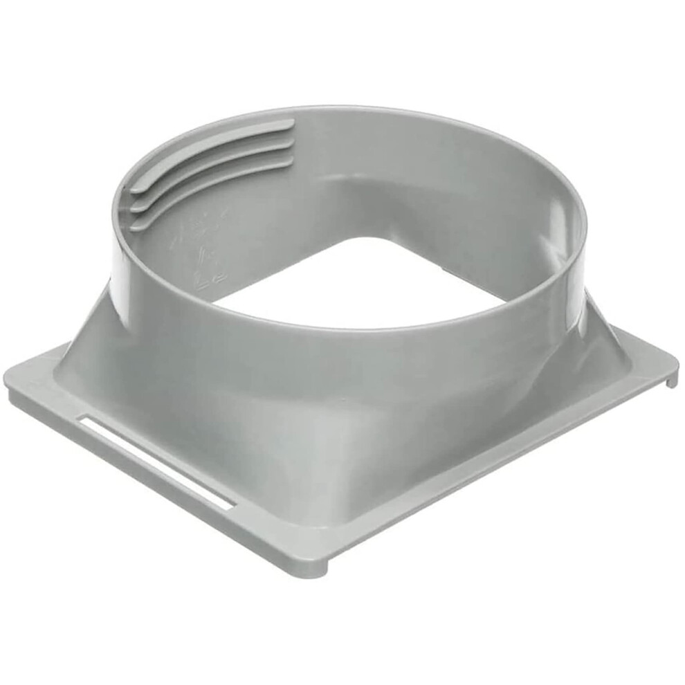 5.9 Inch Portable Air Conditioner Exhaust Hose Coupler Window Adapter A/C Unit Hose Connector (Square to Round)