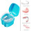 Retainer Case Portable,Denture Box Easy-Clean 3
