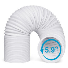 Air Conditioner Exhaust Hose, 2m Portable Air Conditioner Exhaust Hose, 5.9 Inch Diameter, Counter Clockwise Thread