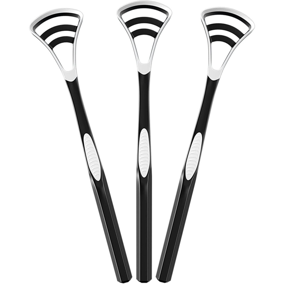 Yadong 3-Pack Tongue Cleaner For Oral Hygiene And Breath Freshening, Easy To Use And Clean