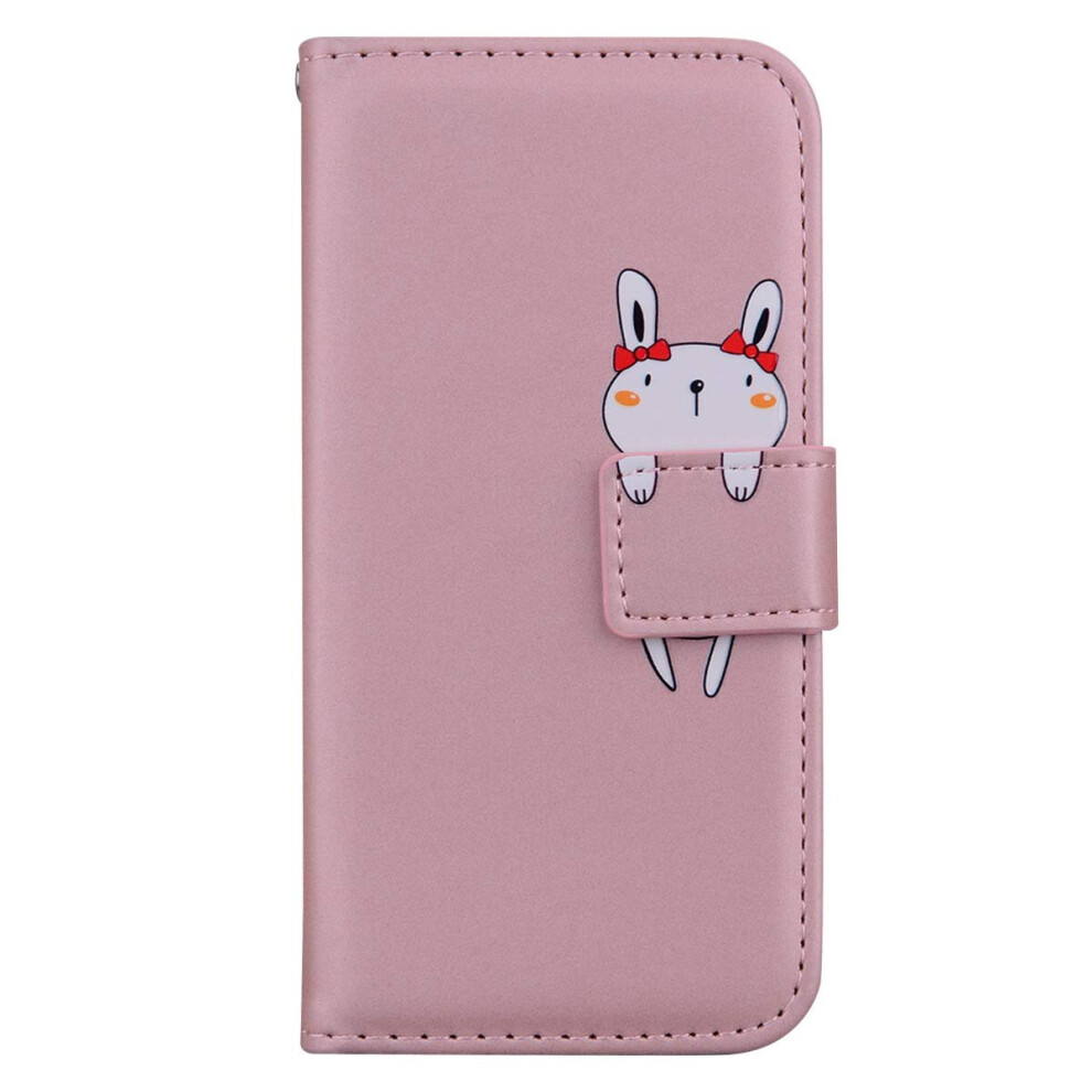 Phone Case Pu Leather Folio Flip Case With Card Slot Holder Magnetic Lock Lanyard For Samsung Galaxy A71 4G, Red 9413633942981