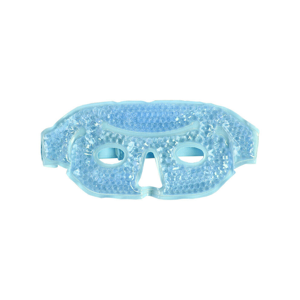 Yadong Dark/Blue Hot And Cold Therapy Gel Beads Mask For Migraine Relief Stress Reduce Eye Puffiness Circles