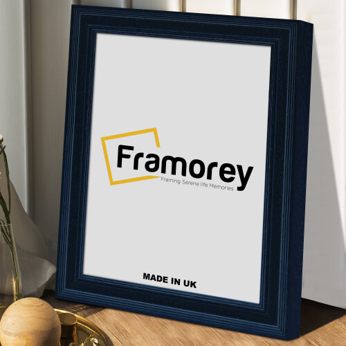 (A5- 210X148MM) Black Poster Frame / Picture Frame / Engraved Wooden Effect Frame / Photo Frame / Personalized Frame 1