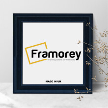 (7x7 Inch) Square Size Black Picture Frame / Poster Frame / Wood Photo Frame / Handcrafted Wood Frames