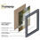 (30x40 CM) Grey Poster Frame / Picture Frame / Engraved Wooden Effect Frame / Photo Frame / Personalized Frame 4