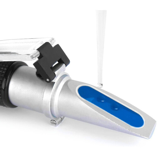 Sugar Content Refractometer, Refractometer 0-32 Brix Wine Refractometer For Measuring The Sugar Content With Atc 2