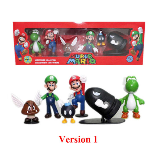 (Version 3) Super Mario Action Figure Toys Dolls Model Set 1