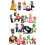 (Version 2) Super Mario Action Figure Toys Dolls Model Set 6