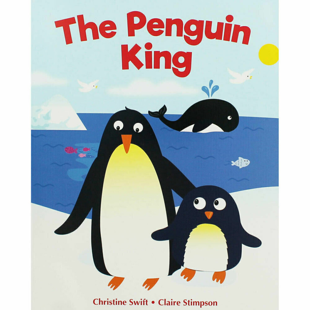 Large Childrens Bedtime Story The Penguin King Animal Picture Book Kids 3012