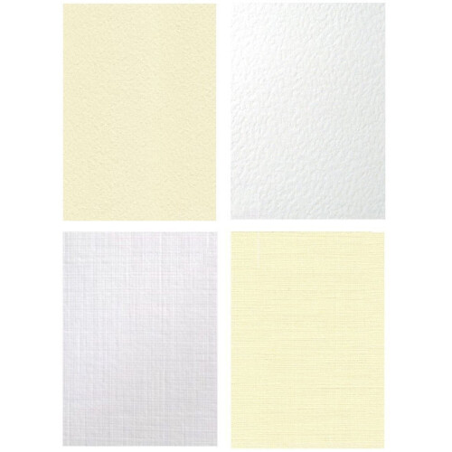 A3 50pk White Hammered Card 300gsm