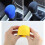 (Red) 2Pcs Universal Manual Car Silicone Gear Head Shift Knob Cover Gear Shift Collars Handbrake Grip Car Hand Brake Covers 5