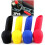 (Red) 2Pcs Universal Manual Car Silicone Gear Head Shift Knob Cover Gear Shift Collars Handbrake Grip Car Hand Brake Covers 1