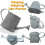 AAMEN Stylish Wall Mounted Planters Wall Hanging Flower Pots 7