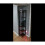 Tall Narrow Bookcase Vintage Industrial Display Unit Slim Rustic Storage Cabinet 3
