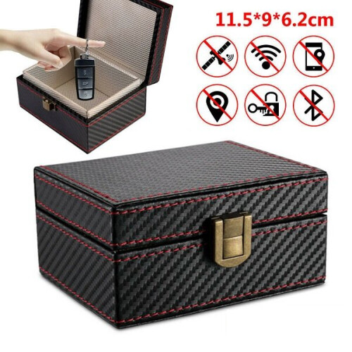 Car Key Faraday Box - RFID Signal Blocking Shielding Box Anti-Theft