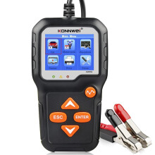 KONNWEI KW650 6V 12V Car Battery Tester, 100-2000 CCA Battery Load Tester Automotive Battery and Alternator Tester for Vehicles/Motorcycle/Lawn Mover