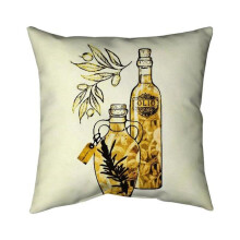 Begin Home Decor 5541-2020-GA10 20 x 20 in. Artisanal Olive Oil-Double Sided Print Indoor Pillow
