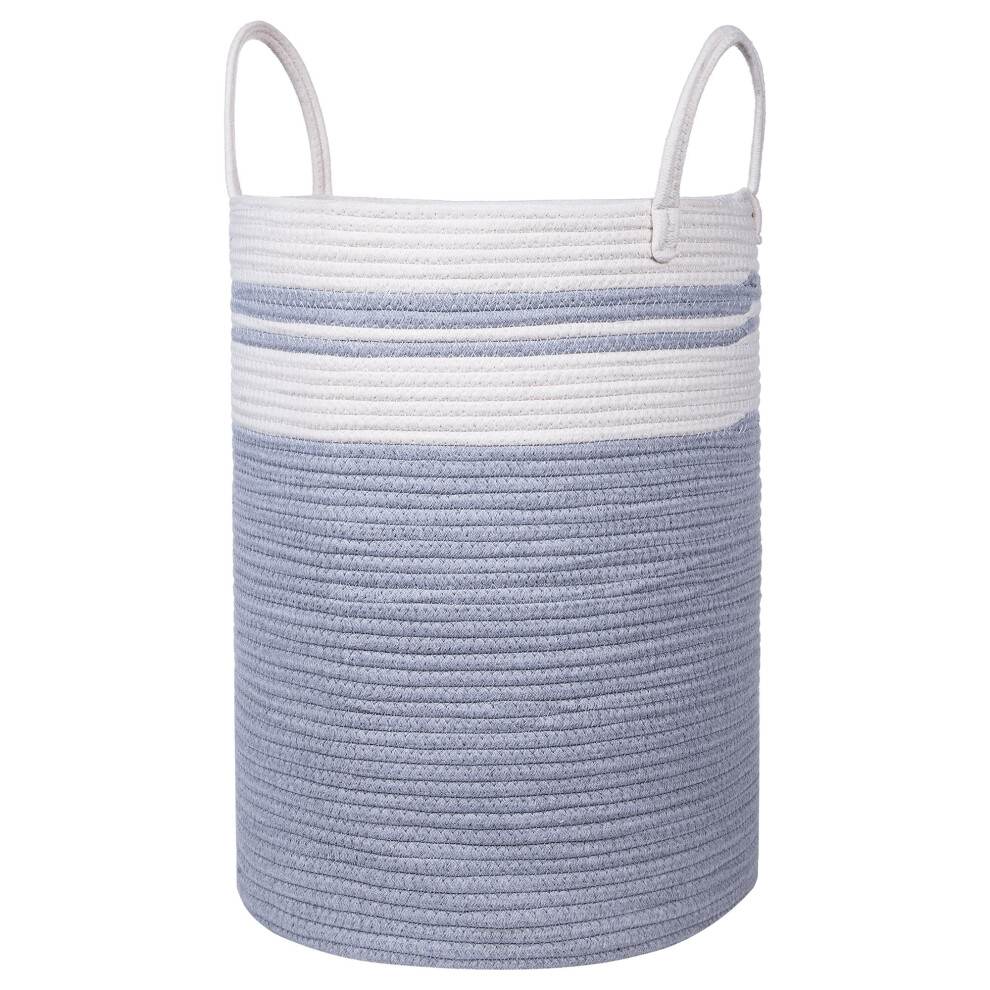 Cotton Woven Rope Basket Large Laundry Basket with Handle