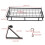 Living And Home (45*24*25cm) Kitchen Wall Mounted Metal Shelf Pan Pot Rack 7