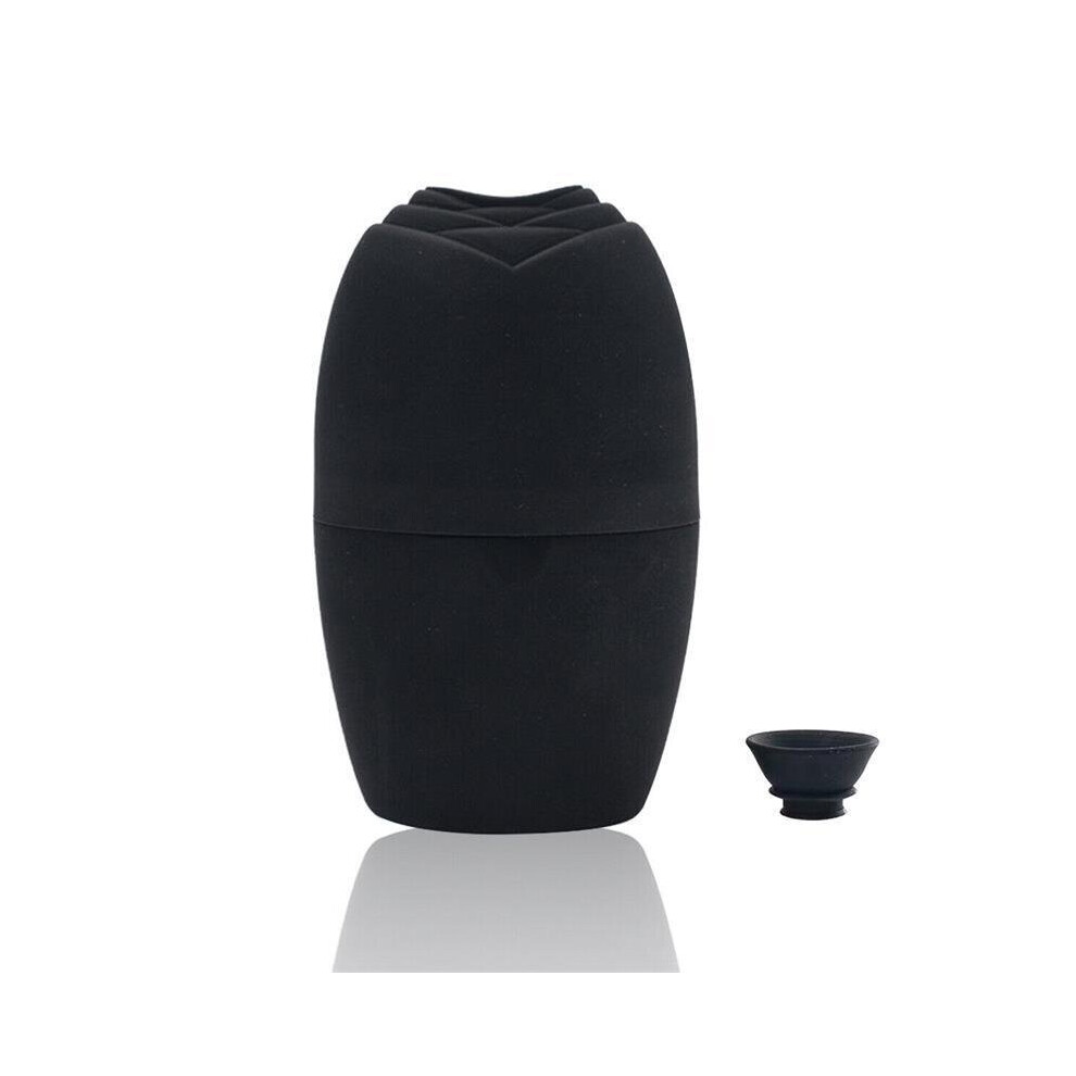 Srj Star Black ( ) Silicone Ice Cube Massager Face Ice Roller Mold Reusable Facial Care Beauty Tool