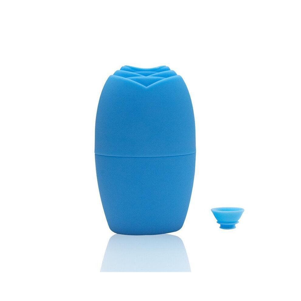 Srj Star Blue ( ) Silicone Ice Cube Massager Face Ice Roller Mold Reusable Facial Care Beauty Tool