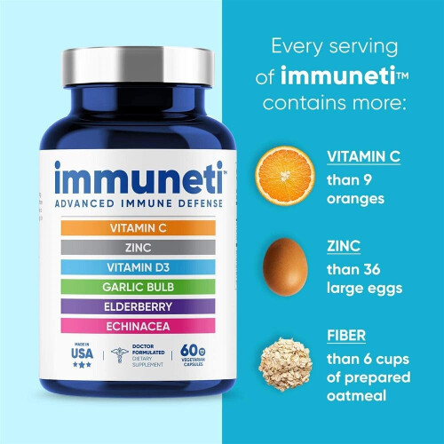 Immuneti Advanced Immune Defense 68g Capsules 60's 1
