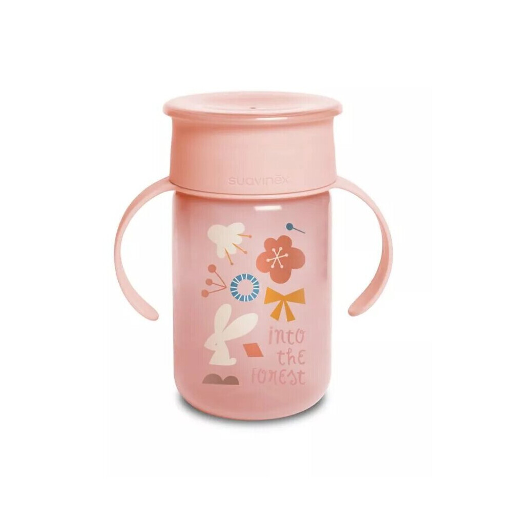 Babies Suavinex 360 Degrees Trainer Cup Forest For Babies L3 Pink