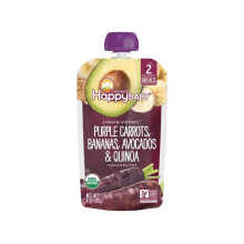 Organic Baby Food Purple Carrots, Bananas, Avocados And Quinoa 113g
