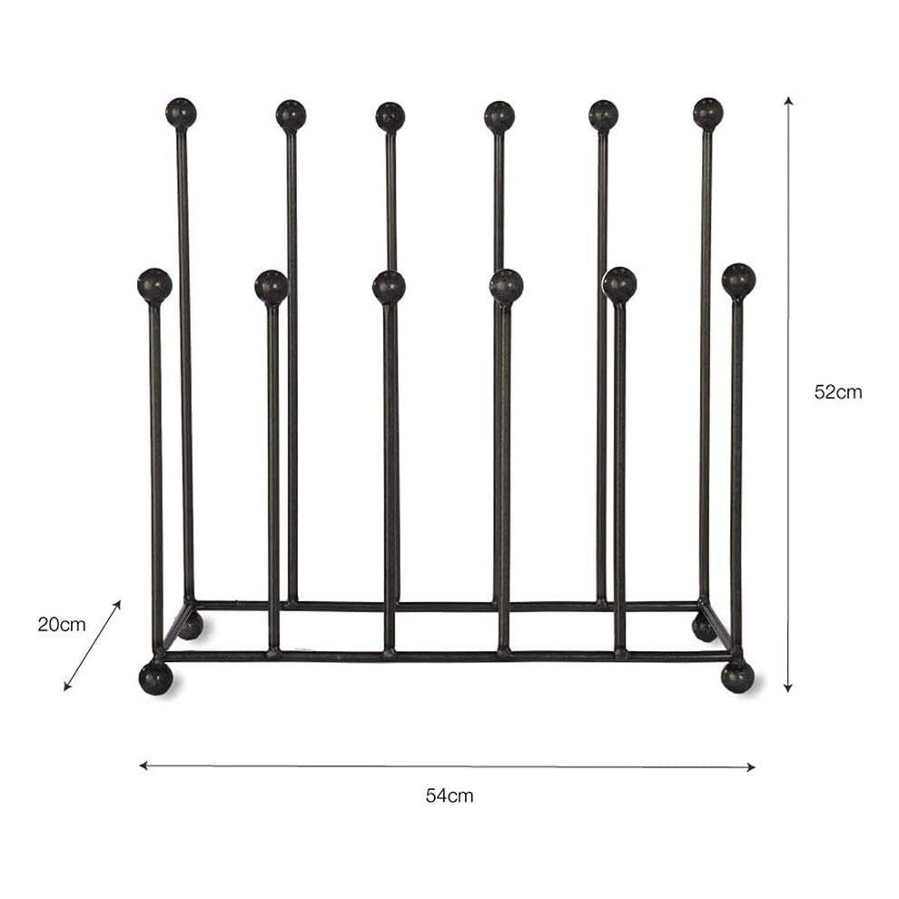 Neo Black Welly Holder (6 Pair)