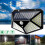 100 LED Solar Power PIR Motion Sensor Outdoor Garden Wall Security Light Lamp 11
