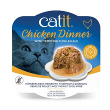 Catit Chicken Dinner Best Cat Food (Tuna & Kale, 80 g)