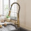 Living And Home (Gold) Modern Kitchen Pull Down Faucet Swivel Tap 1