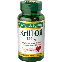 Nature's Bounty Krill Oil 500mg Quick Release Capsules 30's