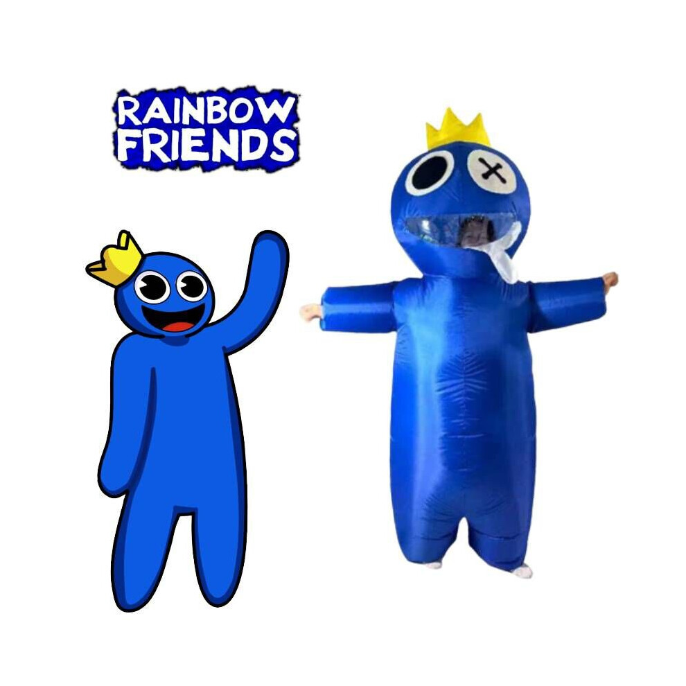 Roblox Rainbow Friends Blue Drool Monster Inflatable Clothes Adults  Children on OnBuy