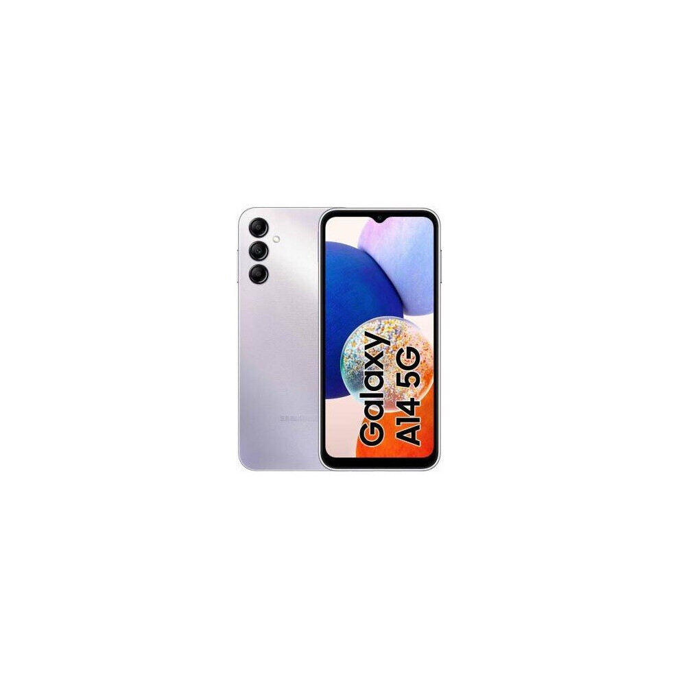 Samsung Sm-A145 Galaxy A14 4+128Gb 6.6" 5G Aura Silver Ita