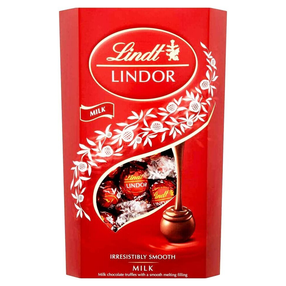 (Pack Of 1) Lindt Lindor Milk Chocolate Box 16 balls, 200g