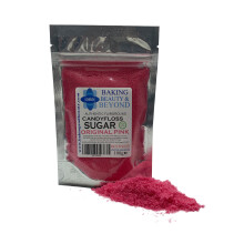 (Original Pink ) Baking Beauty and Beyond Premium Floss Sugar for Cotton Candy - 51 Flavours Cotton Candy Flossing Sugar with Natural Ingredient, 100g