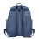 Miss Lulu (navy) Canvas Lightweight Casual School Backpack 4
